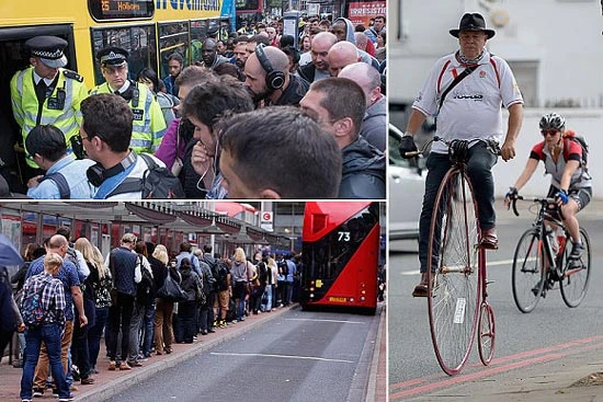 Lái tàu điện ngầm đình công, London hỗn loạn