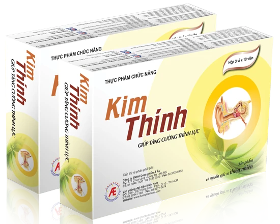 Thực phẩm chức năng viên nén Kim Thính - Giúp cho đôi tai nghe rõ hơn