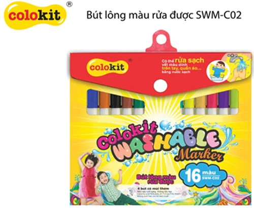 Bút lông màu rửa được Colokit