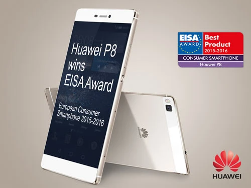 Huawei P8 giành Giải thưởng Smartphone châu Âu EISA