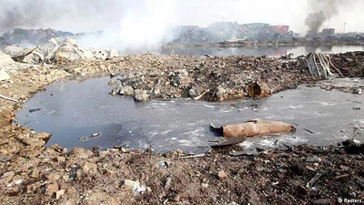 Trung Quốc xác định 40 loại hóa chất trong vụ nổ tại Thiên Tân