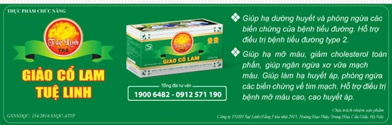 Giảo cổ lam Tuệ Linh - Gần 1 thập kỷ chăm sóc sức khỏe người Việt