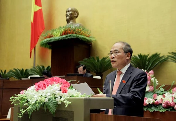 Chủ tịch Quốc hội Nguyễn Sinh Hùng tham dự Hội nghị các Chủ tịch Quốc hội trên thế giới