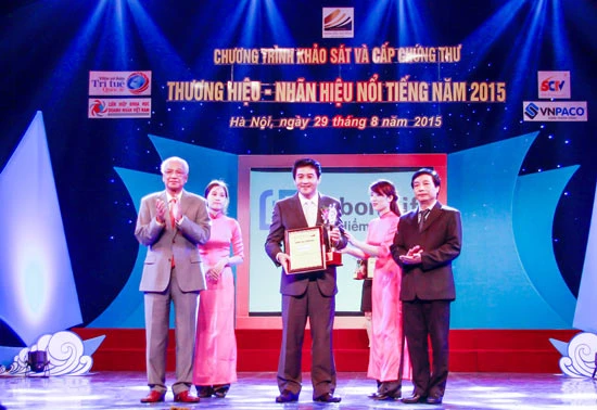 FUBON Việt Nam lọt top 10 thương hiệu, nhãn hiệu nổi tiếng 2015