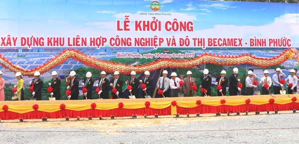 Khởi công dự án 21.000 tỷ đồng KLH công nghiệp và đô thị Becamex - Bình Phước