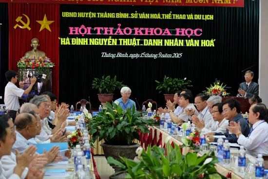 Quảng Nam: Hội thảo khoa học "Hà Đình Nguyễn Thuật - Danh nhân văn hóa"