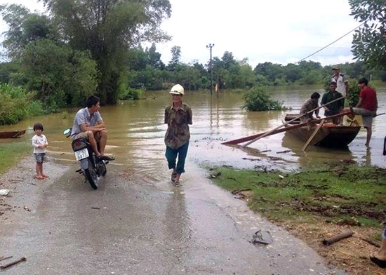 Hà Tĩnh: 2 người chết trong mưa lũ