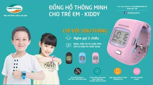 Đồng hồ KIDDY giúp quản lý trẻ con