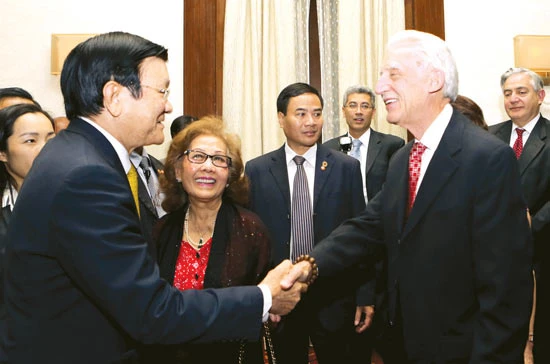 Chủ tịch nước Trương Tấn Sang khẳng định lập trường chính nghĩa của Việt Nam trong vấn đề Biển Đông