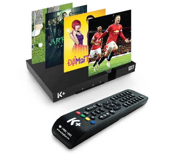 K+ ra đầu thu HD với tính năng vượt trội