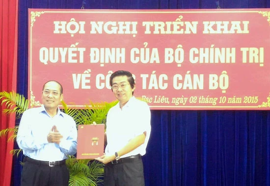 Đồng chí Võ Văn Dũng giữ chức Phó Ban Nội chính Trung ương