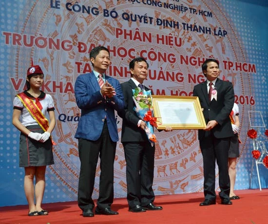 300 tỷ đồng xây dựng Phân hiệu Trường ĐH Công nghiệp TPHCM tại Quảng Ngãi