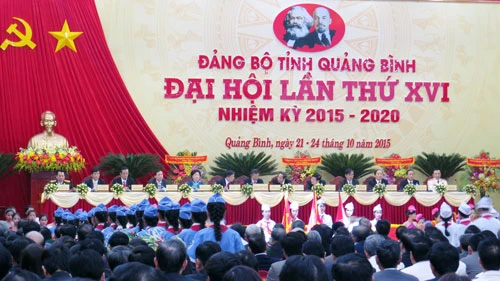 Quảng Bình: Đại hội Đảng bộ tỉnh lần thứ XVI tưởng nhớ Đại tướng Võ Nguyên Giáp