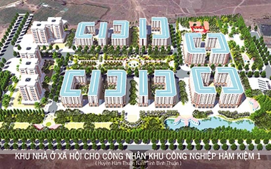 Khởi công dự án nhà ở xã hội HQC Hàm Kiệm