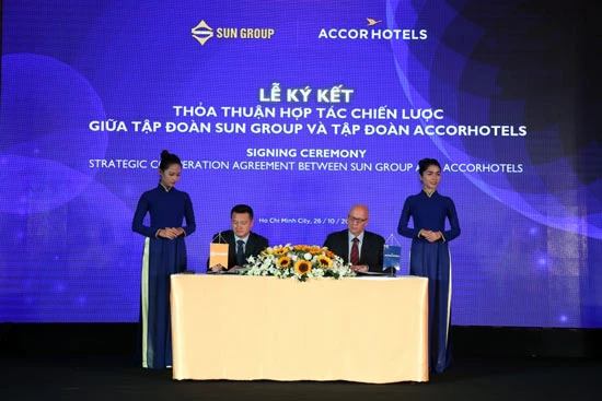 Tập đoàn Sun Group hợp tác chiến lược với tập đoàn quản lý khách sạn hàng đầu thế giới AccorHotels