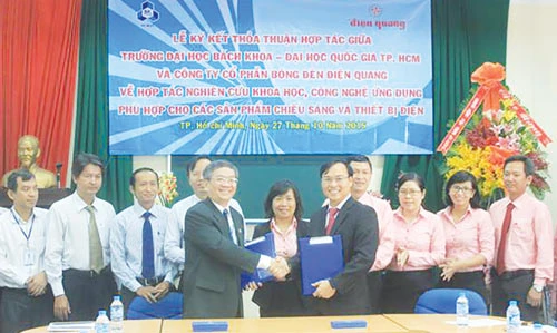 Điện Quang hợp tác nghiên cứu khoa học cùng Đại học Bách khoa TPHCM