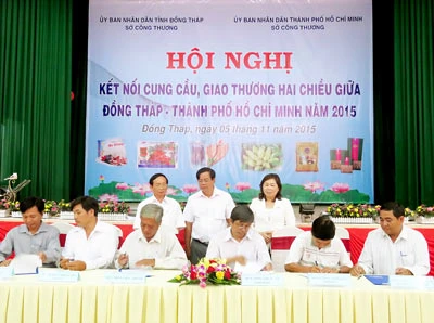 TPHCM và tỉnh Đồng Tháp nâng tầm hiệu quả kết nối cung - cầu hàng hóa