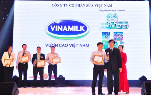 Vinamilk 3 năm liên tiếp được bình chọn thương hiệu “Tin và Dùng”