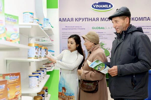 Người tiêu dùng Nga kết Sản phẩm của Vinamilk