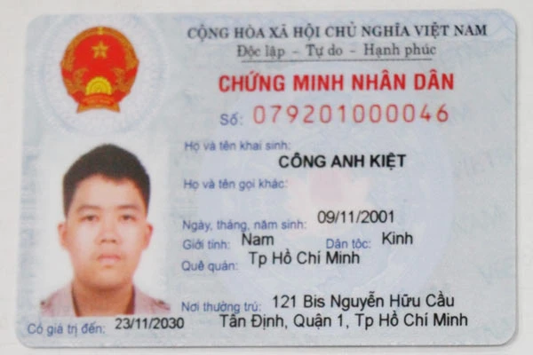 TPHCM cấp chứng minh nhân dân 12 số đại trà