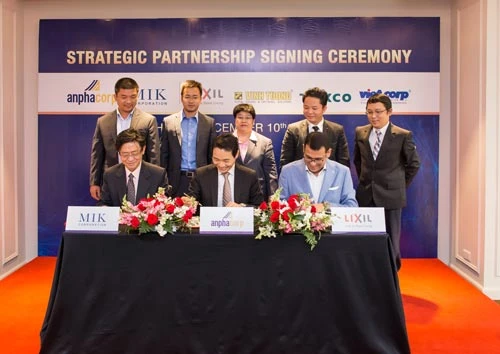 AnphaCorp và MIK ký kết hợp tác chiến lược với Tập Đoàn Lixil International