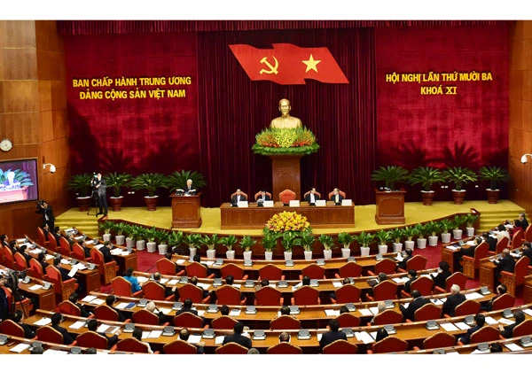 Khai mạc Hội nghị lần thứ 13 Ban Chấp hành Trung ương Đảng khóa XI