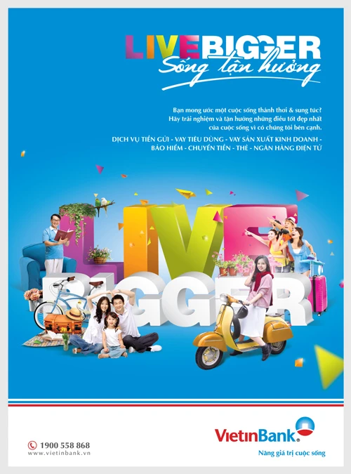 Live Bigger “Sống tận hưởng” cùng VietinBank