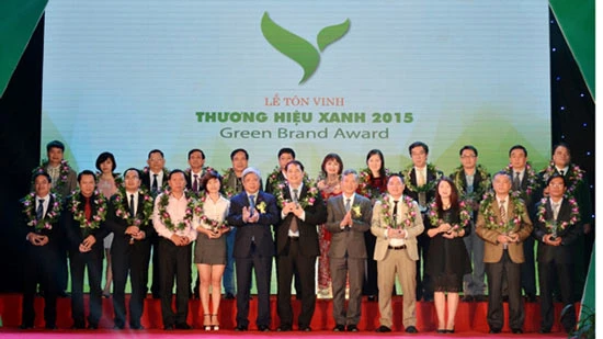 50 doanh nghiệp được trao tặng Thương hiệu Xanh 2015