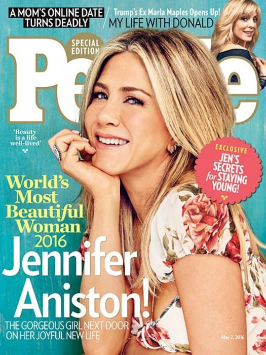 Jennifer Aniston được vinh danh người phụ nữ đẹp nhất năm 2016