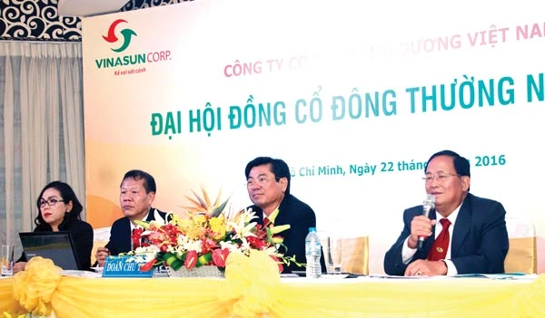 Đại hội đồng cổ đông thường niên 2016 Công ty Cổ phần Ánh Dương Việt Nam - Vinasun Corporation