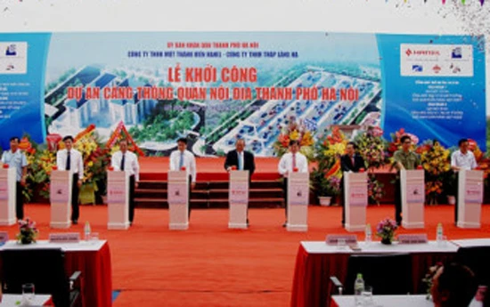 Xây dựng cảng thông quan nội địa lớn nhất Hà Nội