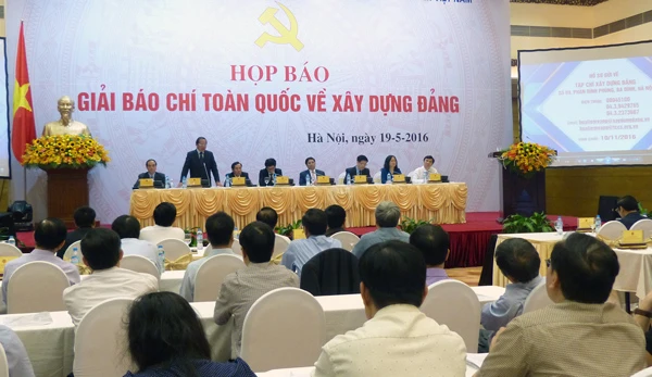 Lần đầu tiên phát động giải báo chí toàn quốc về xây dựng Đảng