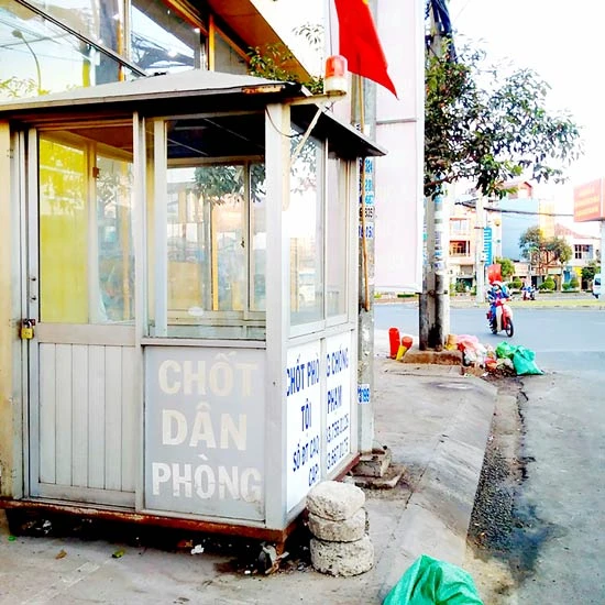 Chốt bảo vệ dân phố - có như không