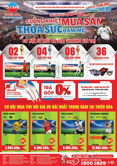 Euro 2016: Cuồng nhiệt mua sắm thỏa sức đam mê