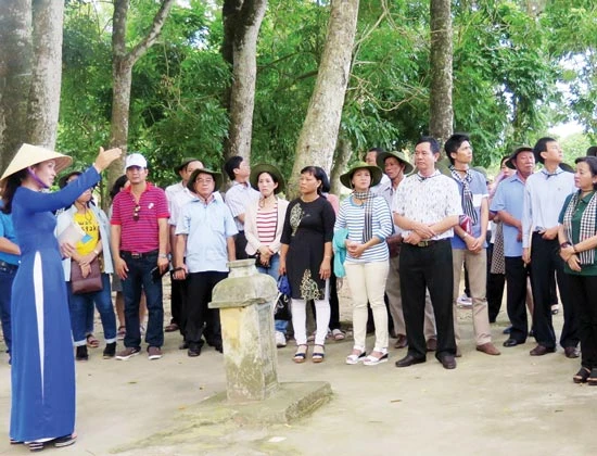 Đoàn đại biểu điển hình làm theo Bác của TPHCM báo công với Người