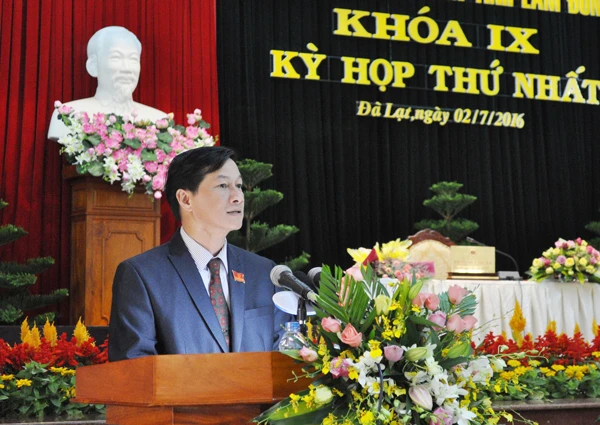 Đồng chí Trần Đức Quận trúng cử Chủ tịch HĐND tỉnh Lâm Đồng