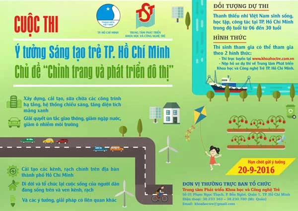 Phát động cuộc thi ý tưởng sáng tạo trẻ TPHCM lần thứ 8 năm 2016