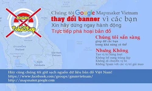 Người chơi Pokemon GO phá hoại nghiêm trọng dữ liệu Google Maps Việt?