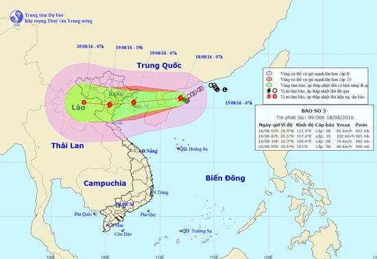 Cảnh báo lũ quét và sạt lở đất do siêu bão Dianmu gây mưa lớn ở Bắc Bộ