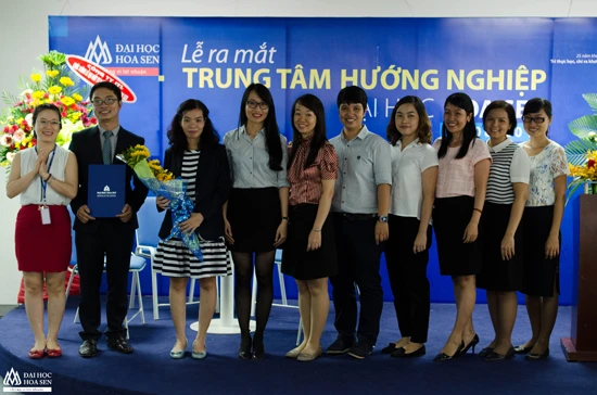 Trường ĐH Hoa Sen ra mắt trung tâm hướng nghiệp