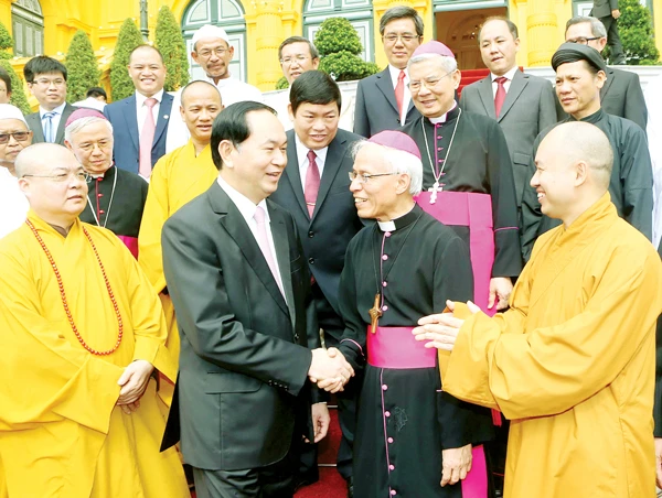 Đoàn kết các tôn giáo cùng toàn dân xây dựng, bảo vệ và phát triển đất nước