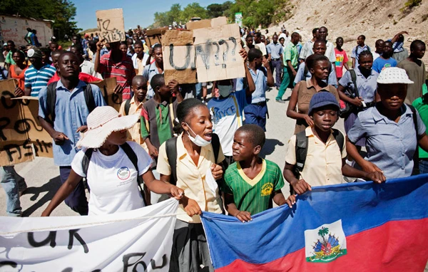 Lính mũ nồi xanh Liên hợp quốc gây ra dịch tả tại Haiti