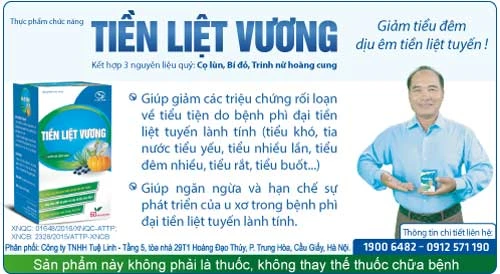 TPCN Tiền Liệt Vương: Giảm tiểu đêm, dịu êm tiền liệt tuyến