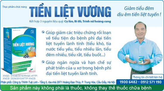 Thực phẩm chức năng Tiền liệt vương: Giảm tiểu đêm, dịu êm tiền liệt tuyến