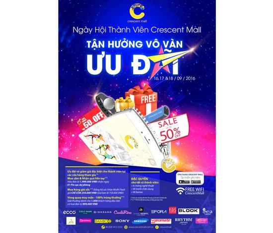 Crescent mall ra mắt chương trình Thẻ thành viên điện tử e-membership