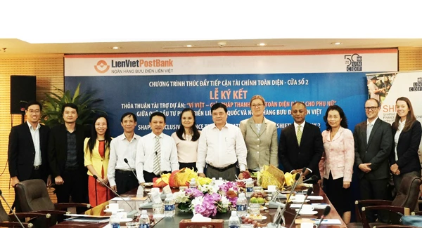 LienViet PostBank và UNCDF tài trợ phát triển “Ví Việt cho phụ nữ”
