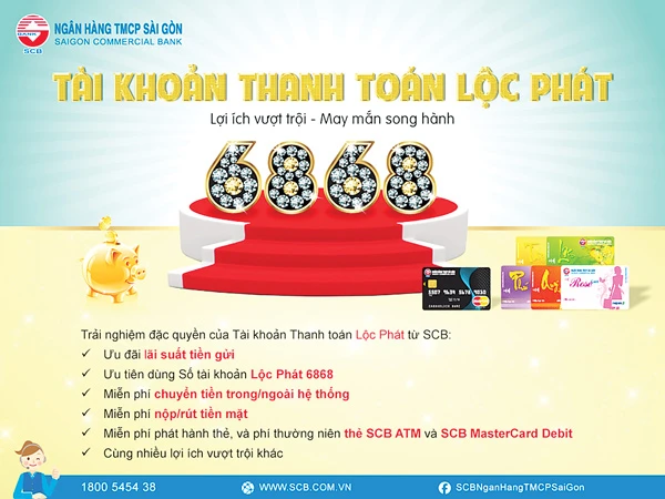 Tài khoản Lộc Phát - mang tài lộc đến với khách hàng