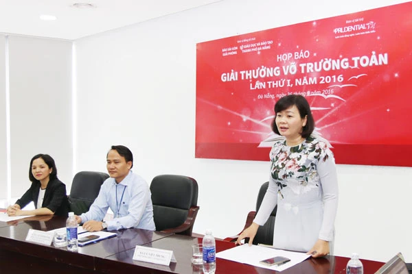 Lần đầu tiên tổ chức giải thưởng Võ Trường Toản tại Đà Nẵng