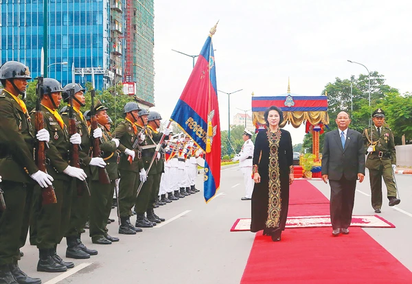 Tăng cường đoàn kết hữu nghị và hợp tác toàn diện Việt Nam - Campuchia