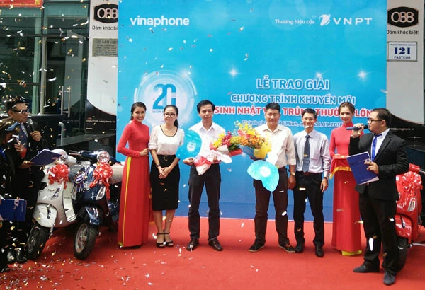 VNPT VinaPhone trao giải “Sinh nhật vui, trúng thưởng lớn”